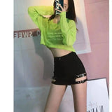 Look Slimmer A - line Boot - pants High Waist Shorts Loose Hot Pants - Zeprah