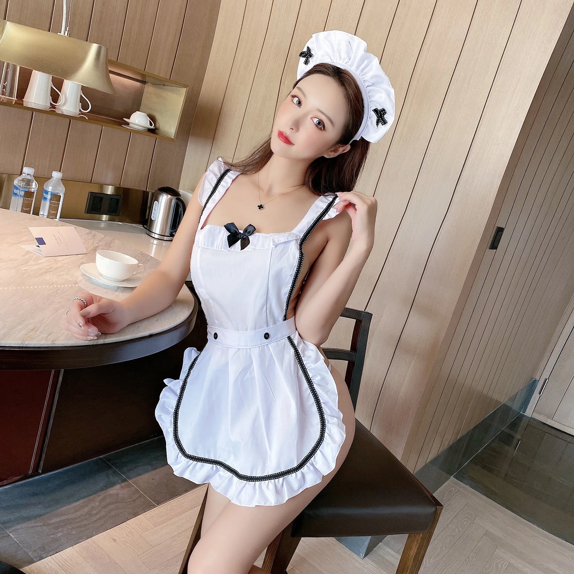 Maid Japanese Bondage Suit Adult Sm Lace Maid Cosplay Sexy Lingerie Womens Sexy Underwear - Zeprah