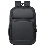 Men Large Capacity Laptop Backpack Waterproof Multiple Way Use Rucksack Water Resistant Travel Oxford Sport BackPACK - Zeprah