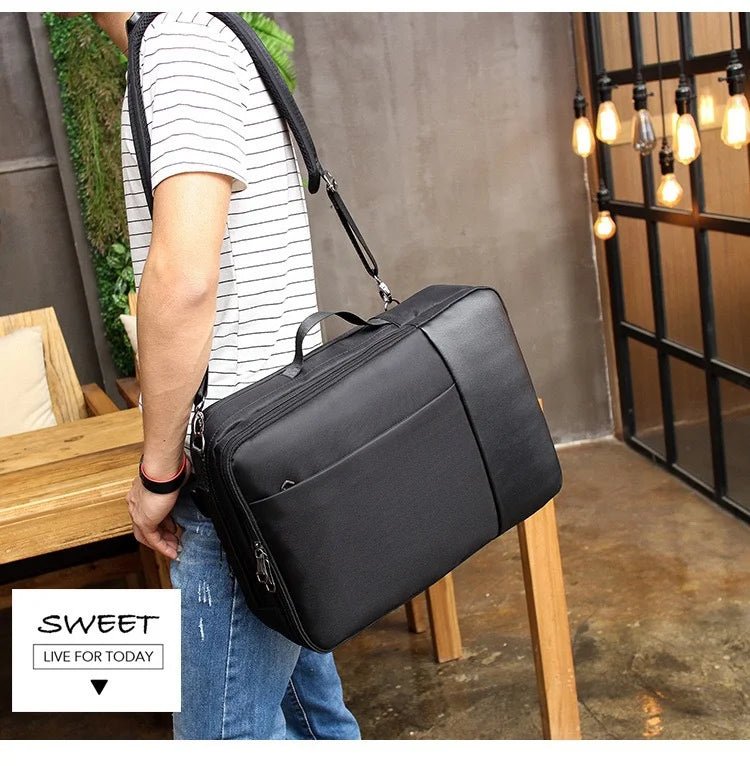 Men Travel Waterproof Schoolbag Laptop Bag Men's Backpack Laptop Bag Men's Large Capacity Backpack - Zeprah