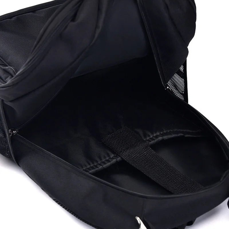 Men's College Student Fashionable Casual Lightweight Water - Resistant Oxford Backpack Outdoor Travel European Style Travel Bag - Zeprah