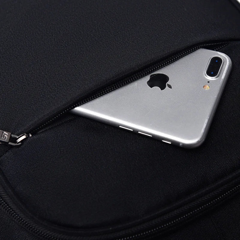 Men's College Student Fashionable Casual Lightweight Water - Resistant Oxford Backpack Outdoor Travel European Style Travel Bag - Zeprah