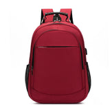 Men's College Student Fashionable Casual Lightweight Water - Resistant Oxford Backpack Outdoor Travel European Style Travel Bag - Zeprah