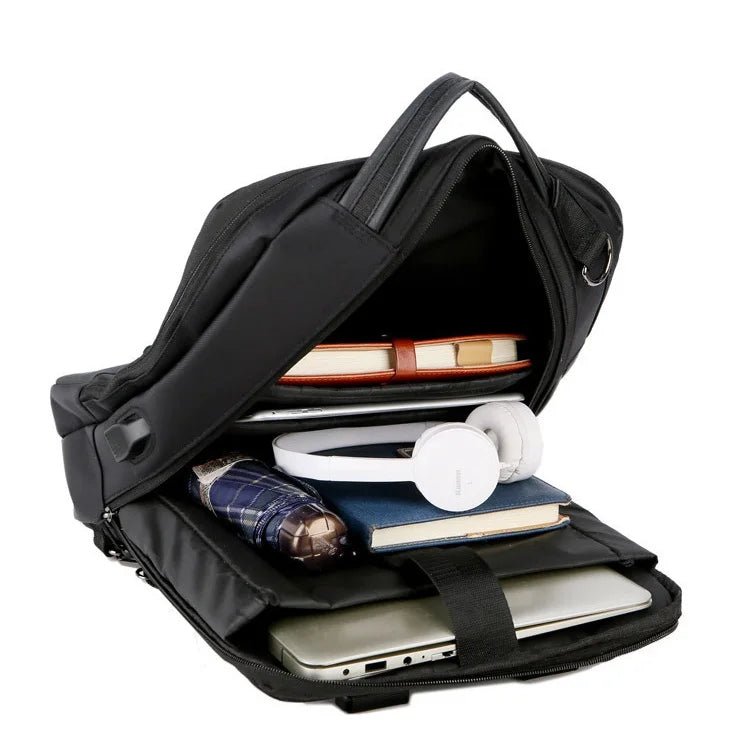 Multi - function Waterproof Anti Theft Laptop Backpack with USB Charging for Men Backpack - Zeprah