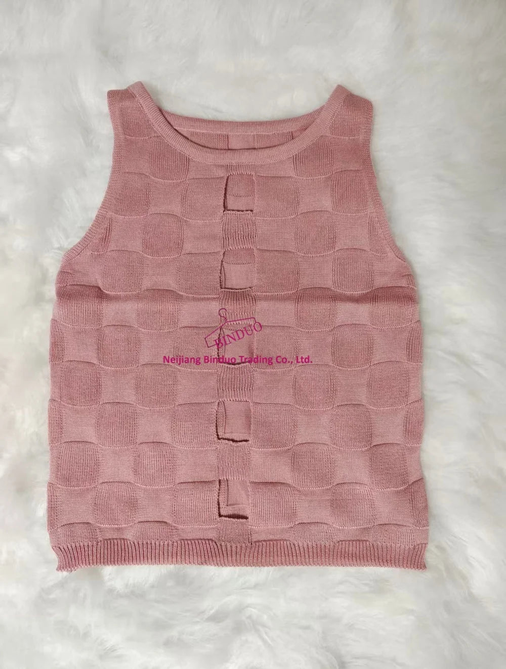 Navel - revealing Fashion Knitted Small Camisole Knitted Tank Top Female Outside Underwear Vest Camisole - Zeprah