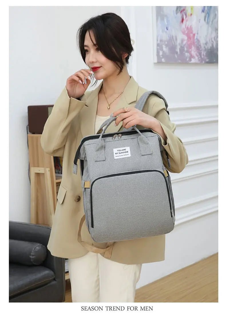 New Arrival Diaper Baby Sleep Backpack Bag for Baby Multifunctional Outdoor Mummy Bag Travel Essential Gifts Backpack - Zeprah