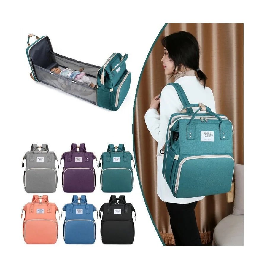 New Arrival Diaper Baby Sleep Backpack Bag for Baby Multifunctional Outdoor Mummy Bag Travel Essential Gifts Backpack - Zeprah