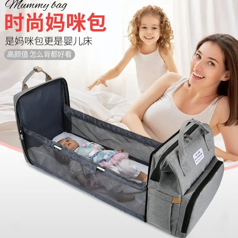 New Arrival Diaper Baby Sleep Backpack Bag for Baby Multifunctional Outdoor Mummy Bag Travel Essential Gifts Backpack - Zeprah