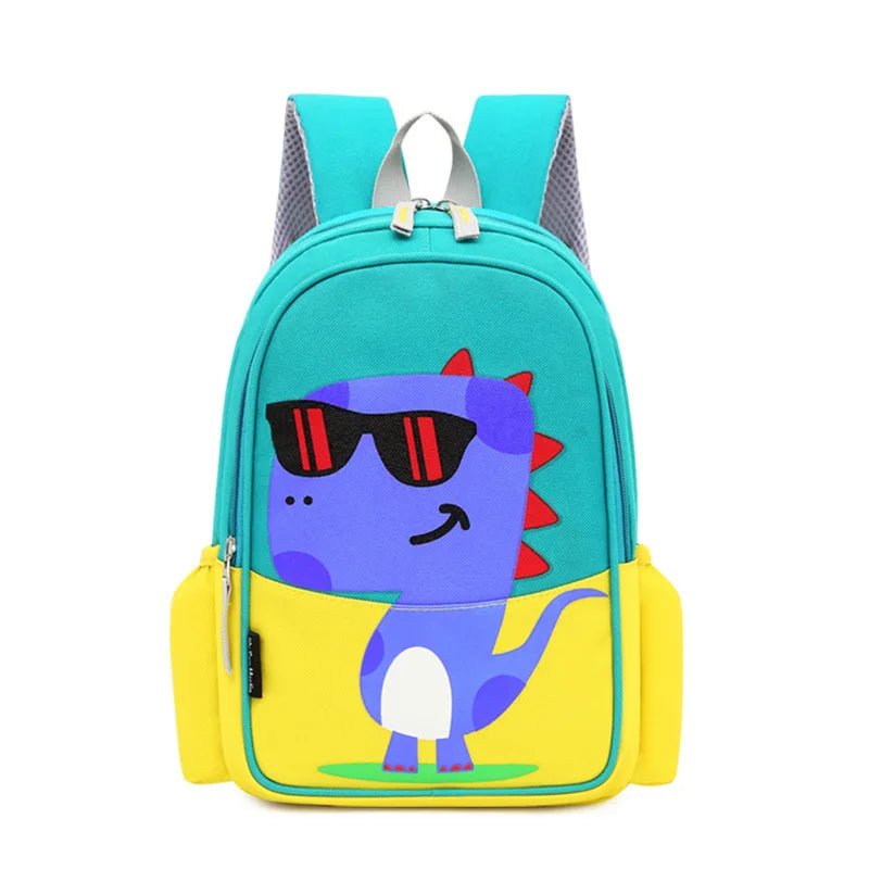 New Cute Dinosaur Design Student Backpack Cross - Border Hot - Selling Double Shoulder Bag for Kindergarten Boys - Zeprah