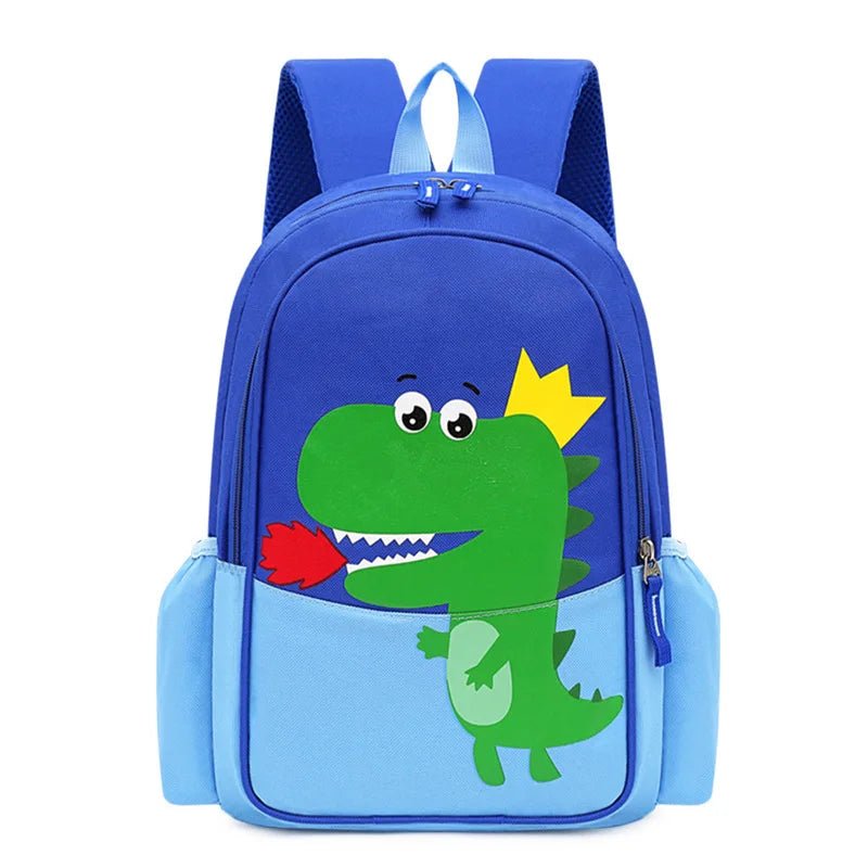 New Cute Dinosaur Design Student Backpack Cross - Border Hot - Selling Double Shoulder Bag for Kindergarten Boys - Zeprah