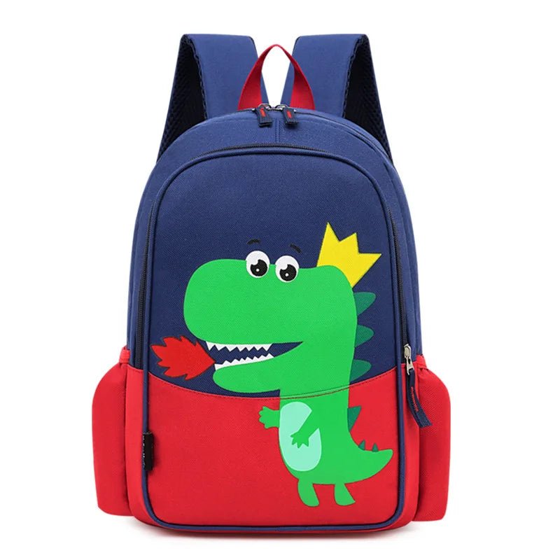 New Cute Dinosaur Design Student Backpack Cross - Border Hot - Selling Double Shoulder Bag for Kindergarten Boys - Zeprah