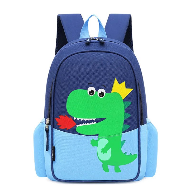 New Cute Dinosaur Design Student Backpack Cross - Border Hot - Selling Double Shoulder Bag for Kindergarten Boys - Zeprah