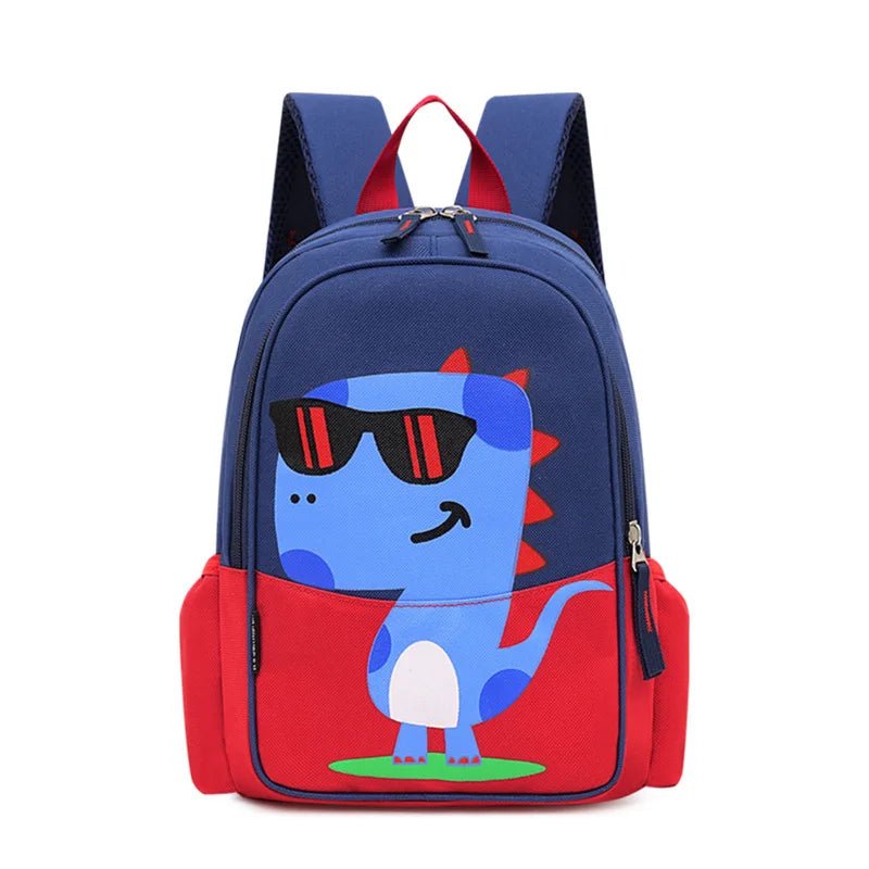 New Cute Dinosaur Design Student Backpack Cross - Border Hot - Selling Double Shoulder Bag for Kindergarten Boys - Zeprah