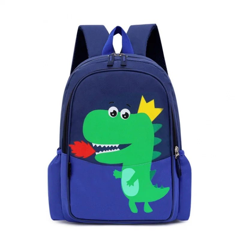 New Cute Dinosaur Design Student Backpack Cross - Border Hot - Selling Double Shoulder Bag for Kindergarten Boys - Zeprah