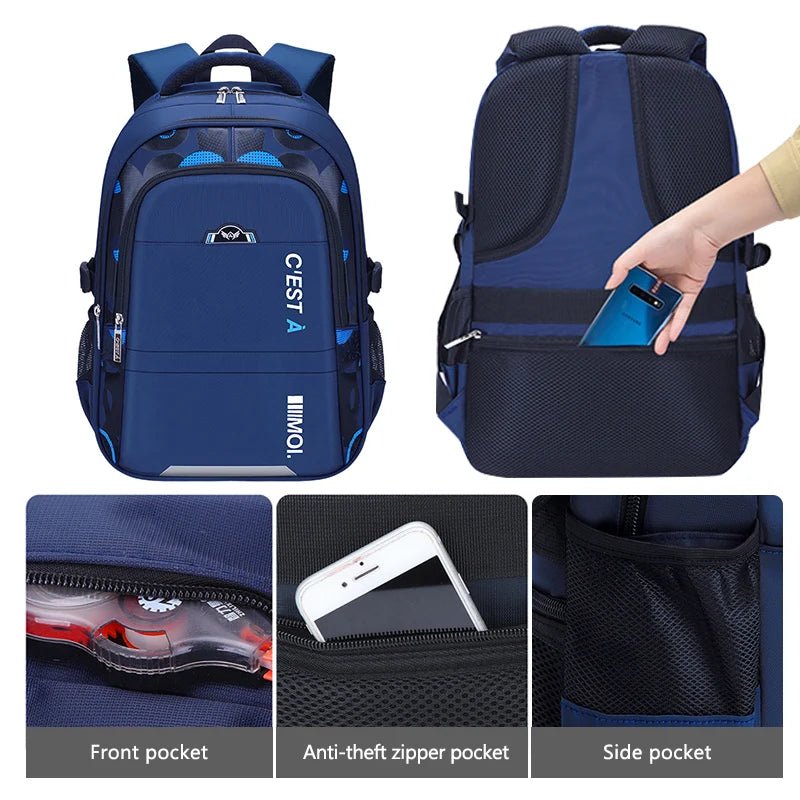 New Design Fashion Style Backpack for Primary School Bag for Boys Book Bags School Bag Backpacks - Zeprah