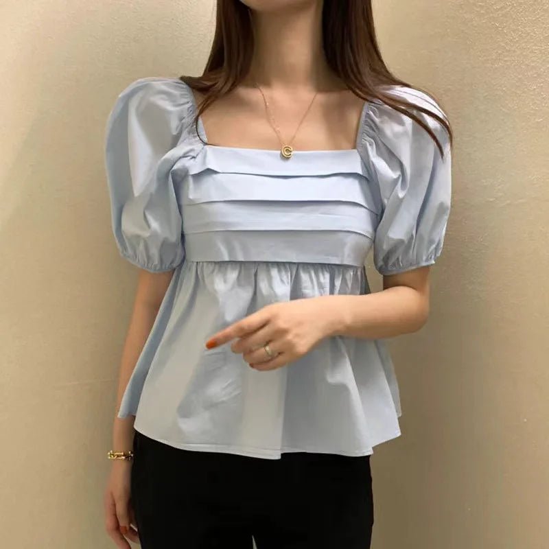 New Design Going Out Tops Best - selling Ruffle Tops for Women Summer Short - sleeved Blouse - Zeprah
