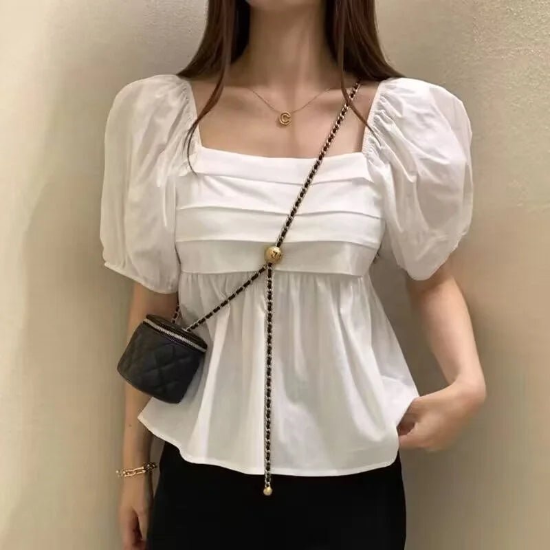 New Design Going Out Tops Best - selling Ruffle Tops for Women Summer Short - sleeved Blouse - Zeprah