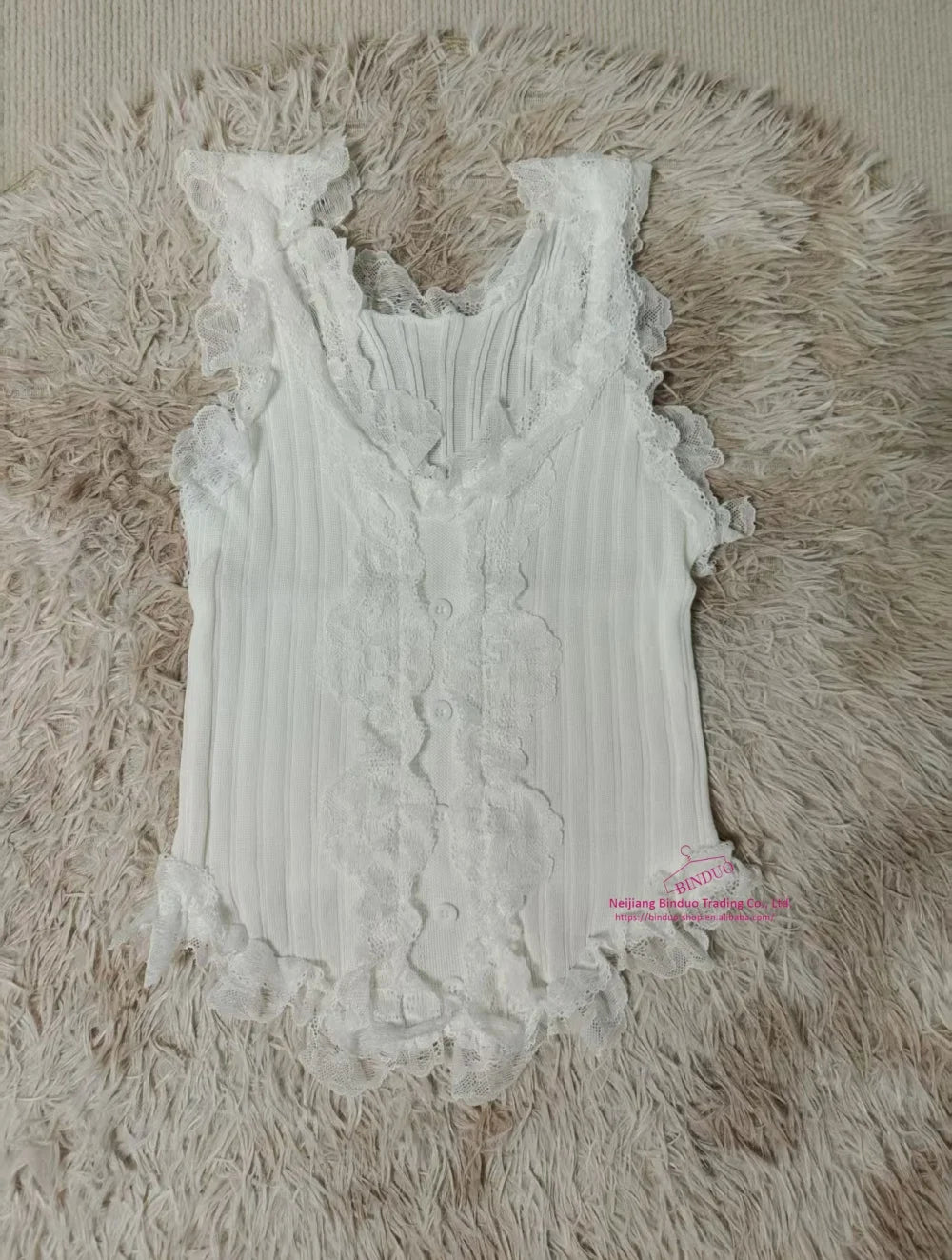 New Design Halter Top Lace Cuff Women's Tanks Camis Hot Girl Style Summer Tank Top - Zeprah