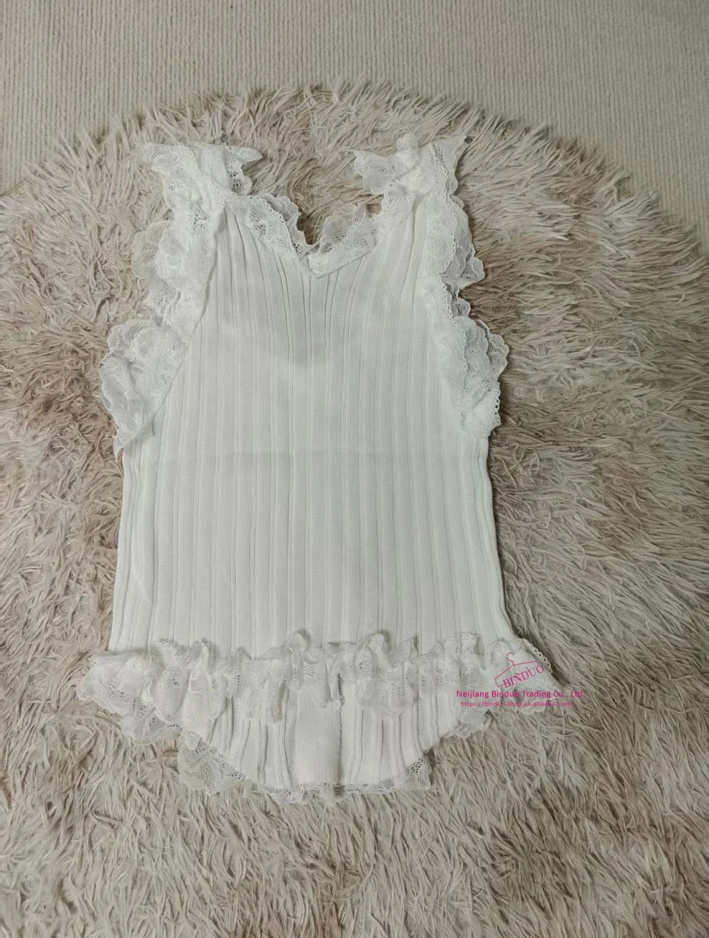 New Design Halter Top Lace Cuff Women's Tanks Camis Hot Girl Style Summer Tank Top - Zeprah