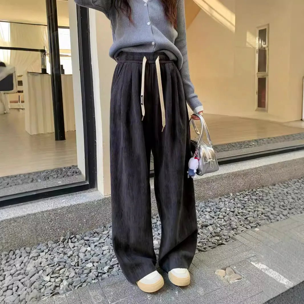 New design pants loose Fashionable Women's trousers Trendy Contrasting colors - Zeprah