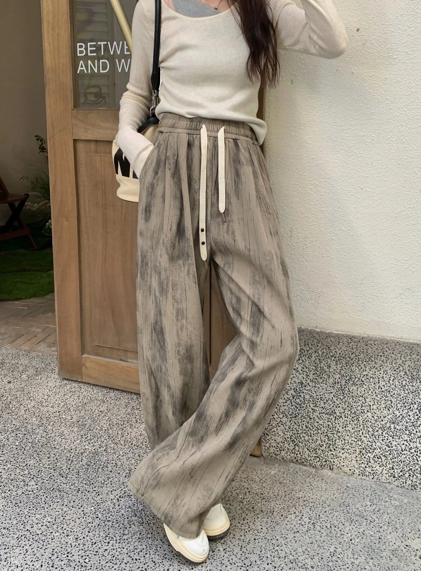 New design pants loose Fashionable Women's trousers Trendy Contrasting colors - Zeprah