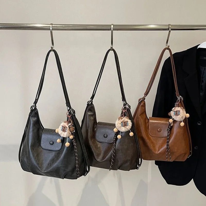 New Design Shoulder Bag Light - Weight Handbag Soft Backpack - Zeprah