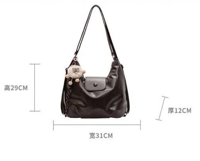 New Design Shoulder Bag Light - Weight Handbag Soft Backpack - Zeprah