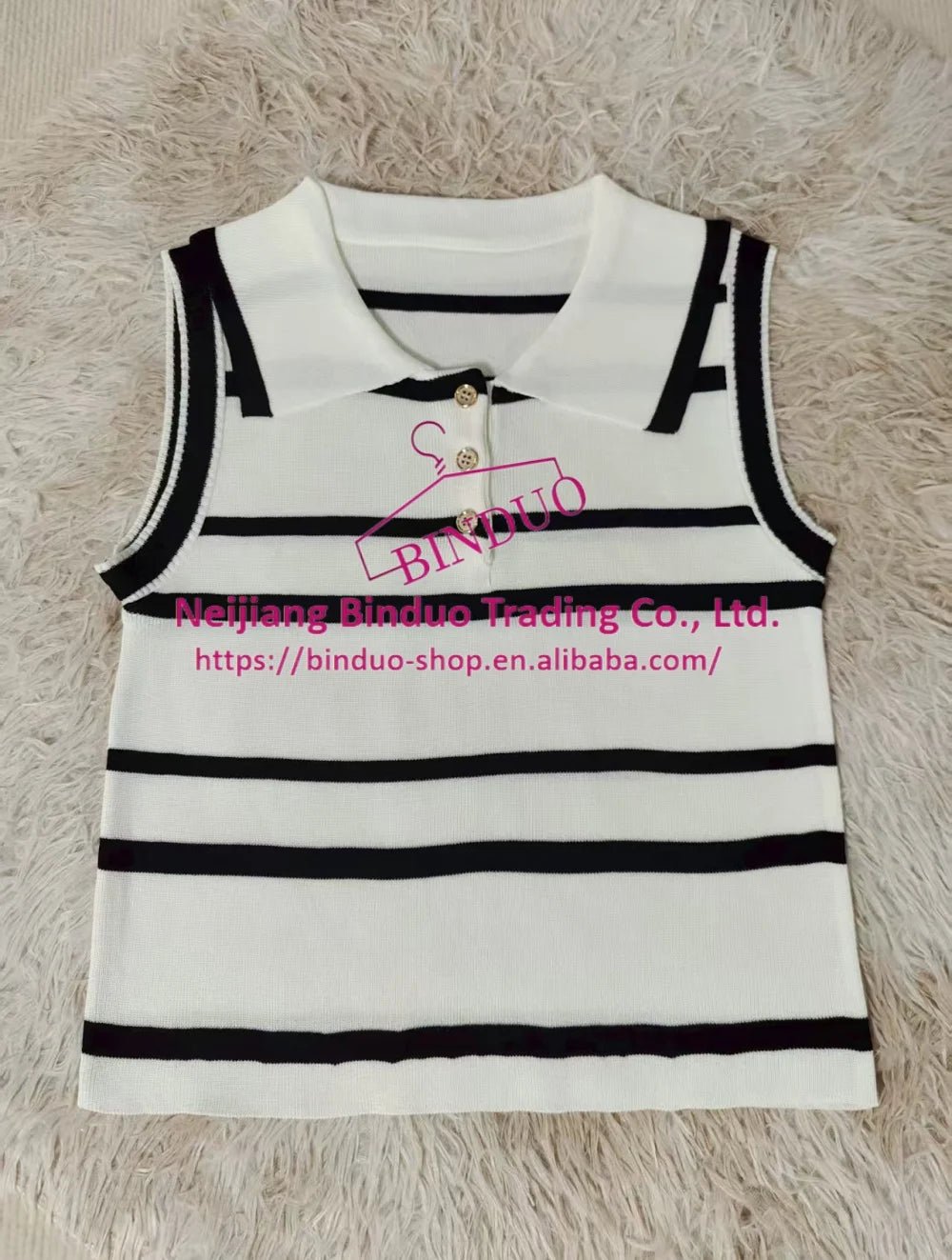New Design Women Tank Top Ribbed Knitted Turndown Camisole Simple tank - Zeprah