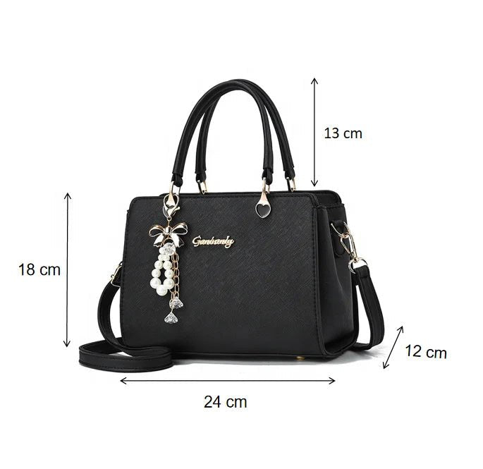 New Elegant Style in Leather PU Hand Bags Ladies Women Hand Bags Luxury Handbags for Women Handbags - Zeprah