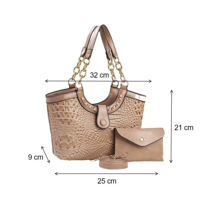 New Fashion Handbag Explosive Shoulder Crossbody Bag Atmospheric Ladies Bag Middle - aged All - match Bag - Zeprah