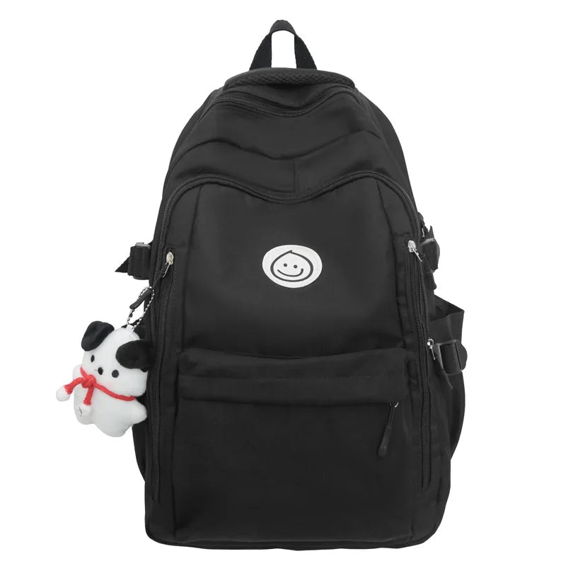 New Fashion Japanese Style Simple K - Style Backpack Junior High College Student School Bag with Cartoon Pattern for Campus - Zeprah
