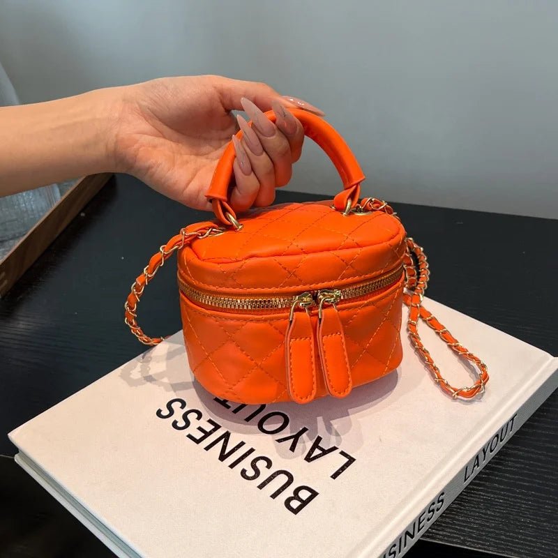 New Fashion Lady Mini Small Box Cosmetic Purse Women's Handbags Chain Shoulder Crossbody Bag - Zeprah