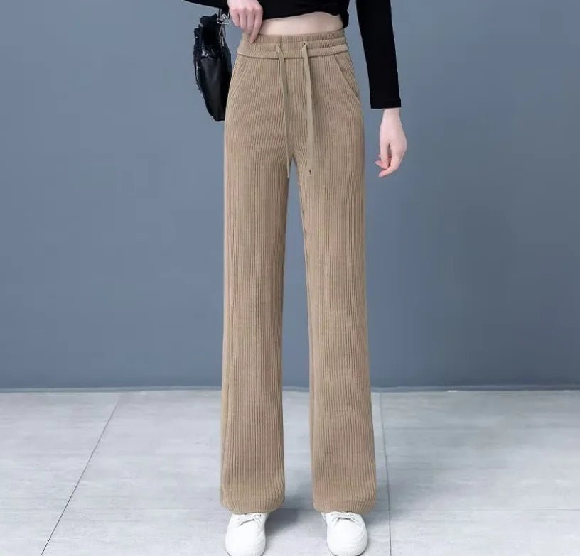 New High - waisted Loose Slimming Casual Straight - leg Pants for the Summer - Zeprah