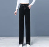 New High - waisted Loose Slimming Casual Straight - leg Pants for the Summer - Zeprah