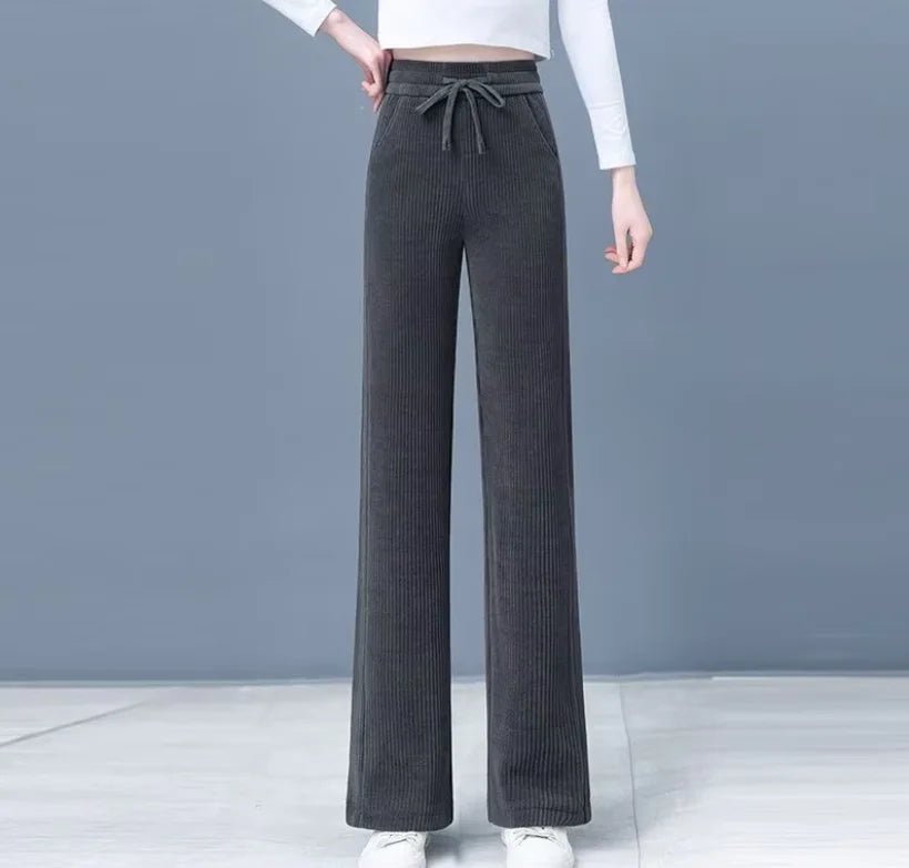 New High - waisted Loose Slimming Casual Straight - leg Pants for the Summer - Zeprah