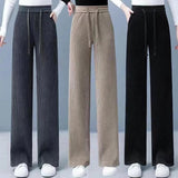 New High - waisted Loose Slimming Casual Straight - leg Pants for the Summer - Zeprah