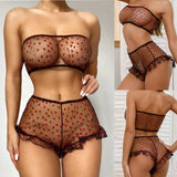 New Product Femme See - through Transparent Lingerie Plus Size Women's Underwear - Zeprah