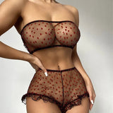 New Product Femme See - through Transparent Lingerie Plus Size Women's Underwear - Zeprah