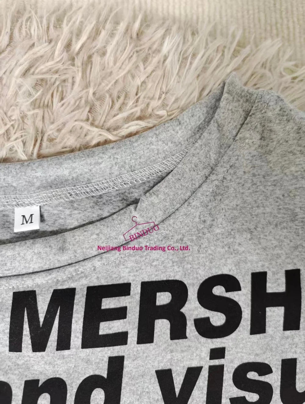 Oblique Shoulder Printed Loose - fit Long - sleeved Hoodie Long Sleeve Base Shirt - Zeprah