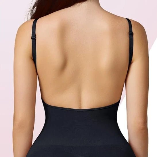 One Piece Deep V Backless Bodysuit Shapwear Sliming Waist Shapwear - Zeprah