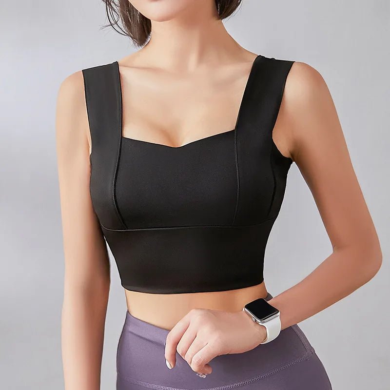 Pad Solid Seamless Vest Women's Underwear Camisoles Women's tank Tops Crop Top - Zeprah
