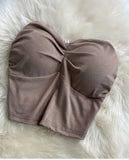 Padded Spacer Cotton Camisoles Crop Top Women's tank Tops - Zeprah