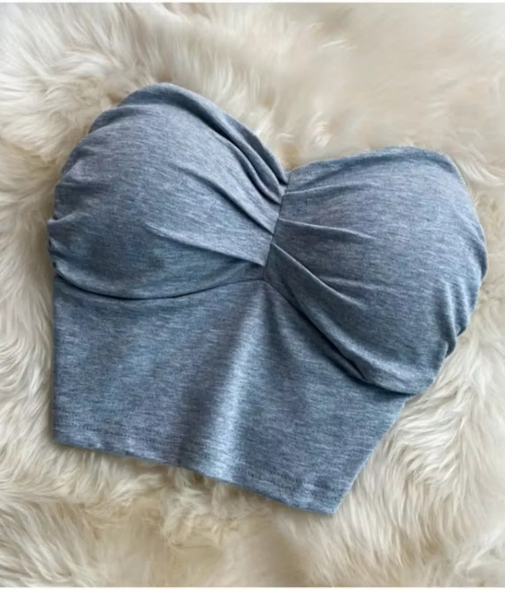 Padded Spacer Cotton Camisoles Crop Top Women's tank Tops - Zeprah