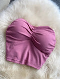 Padded Spacer Cotton Camisoles Crop Top Women's tank Tops - Zeprah
