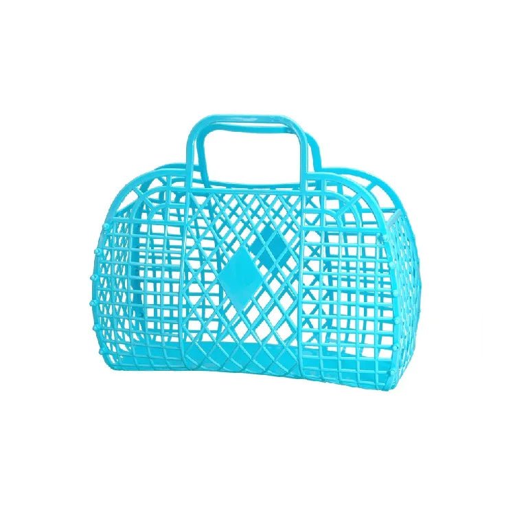 Personalized Vintage Foldable Waterproof Beach Bag Jelly Basket Unisex Wedding Party Favor Bags - Zeprah