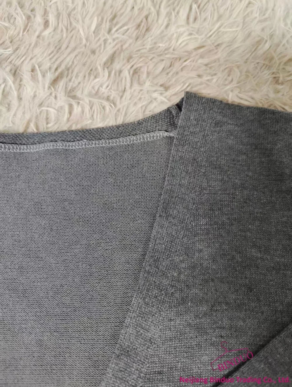 Plain Versatile Base Sweater V - neck Short Knit Cardigan Slim - fit Long Sleeve Short Top - Zeprah