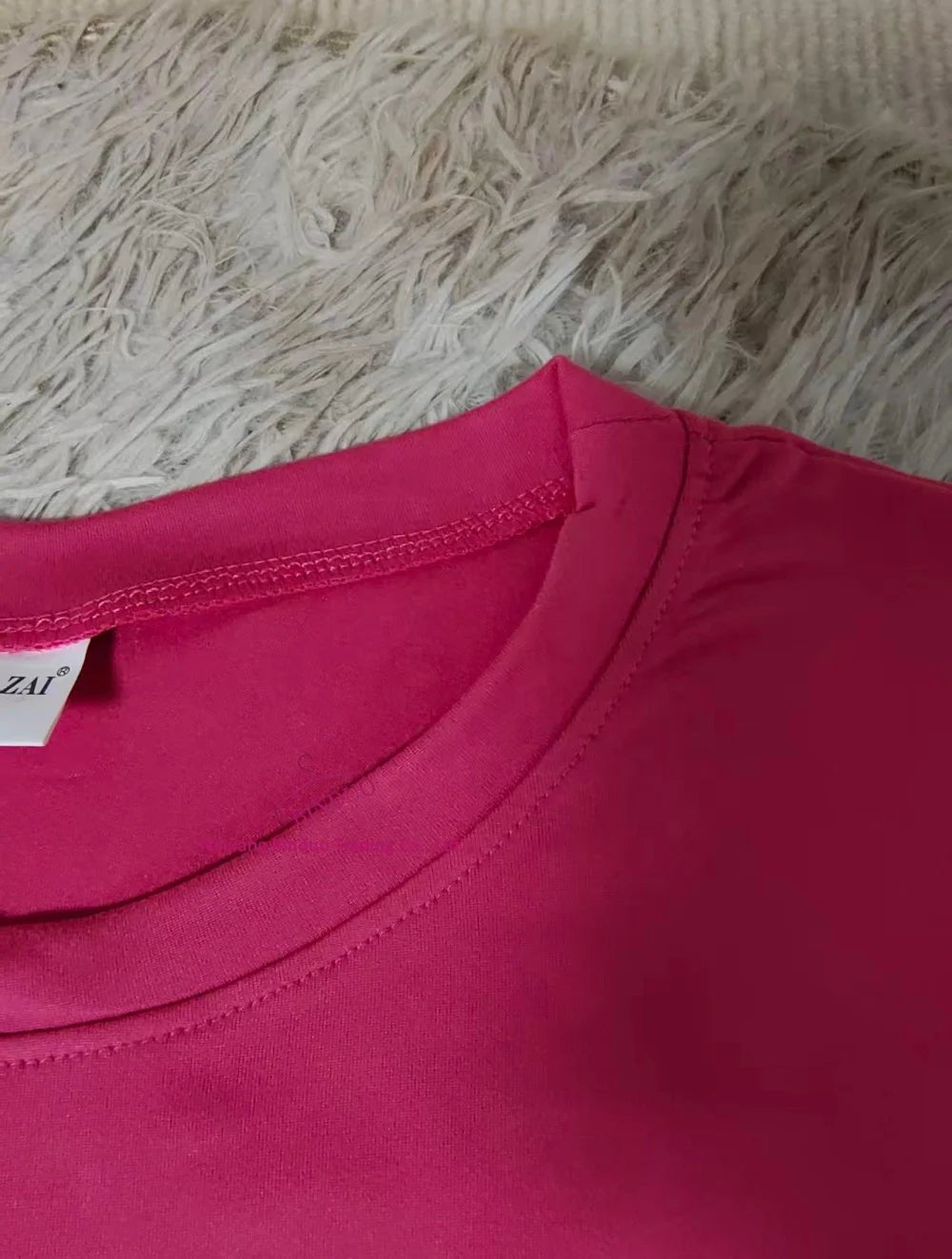 Plus Size 4XL Women's Summer Loose Solid Color Crew Neck Short Sleeve T-Shirt - Zeprah