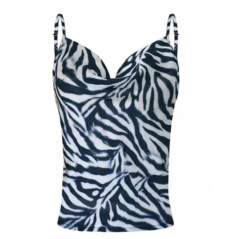 Polyester Cami Tank Top for Women V - Neck Blouses Tank Shirt - Zeprah