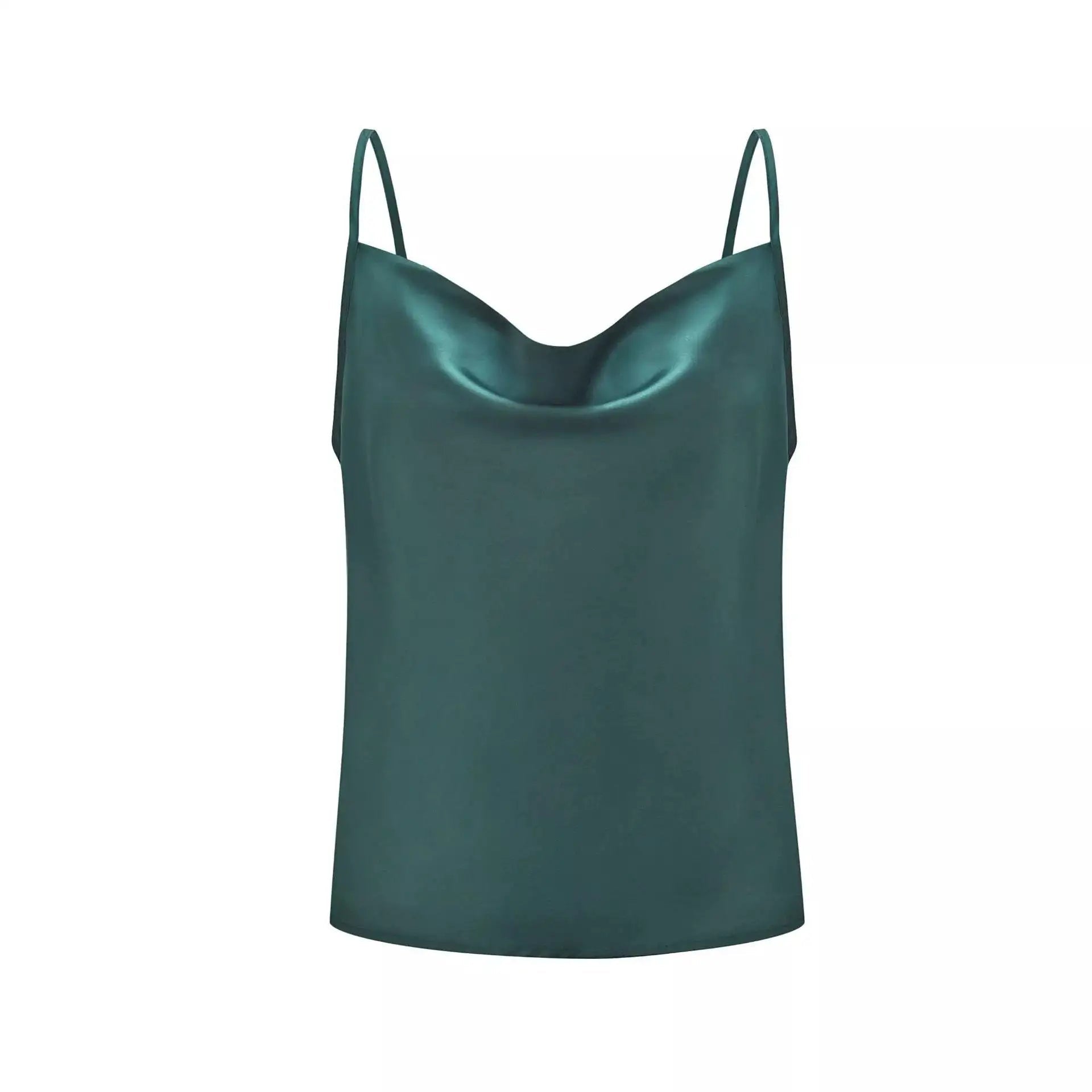 Polyester Cami Tank Top for Women V - Neck Blouses Tank Shirt - Zeprah