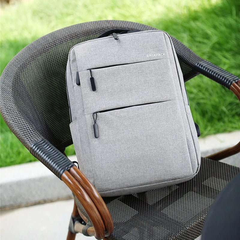 Polyester Waterproof USB Charging Laptops Backpack Business Laptop Backpack Bag - Zeprah